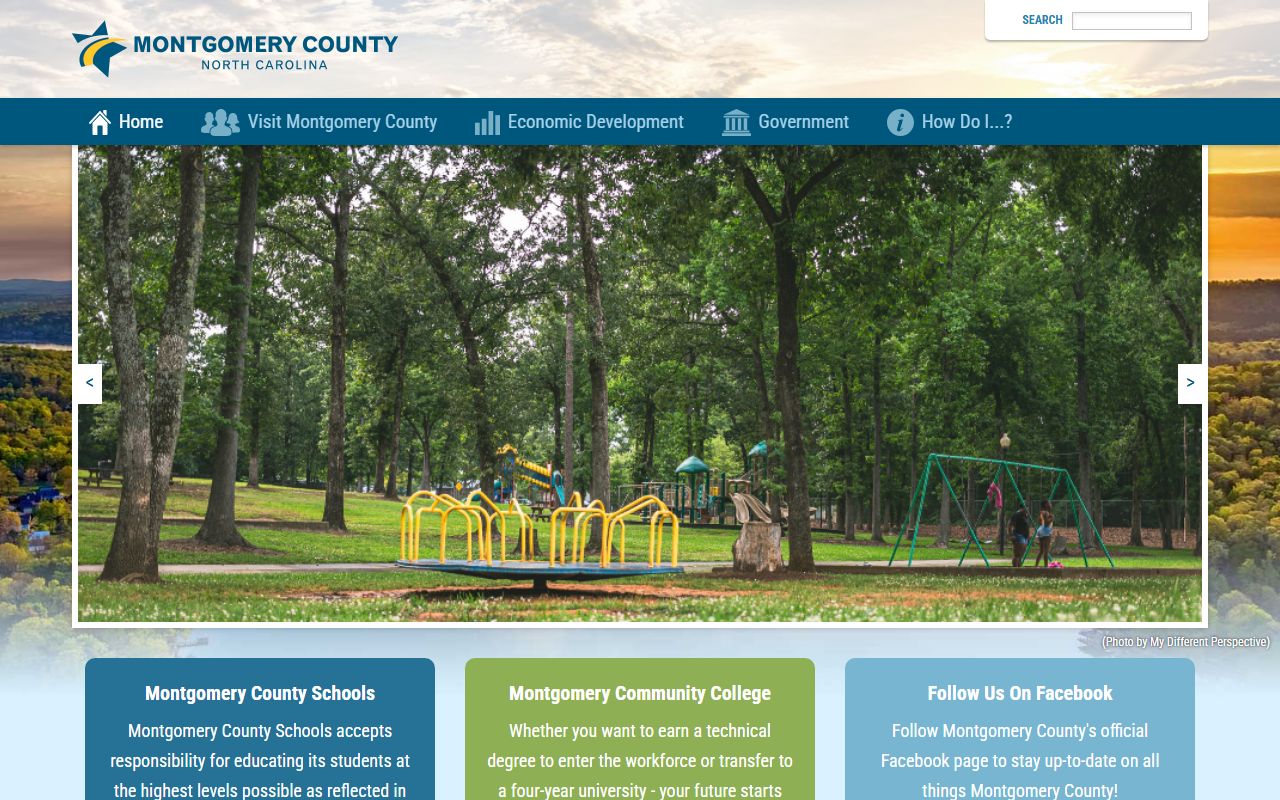 Montgomery County government homepage for public records access in Troy